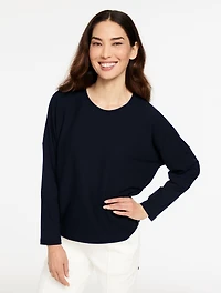 Ribbed Crewneck Tee