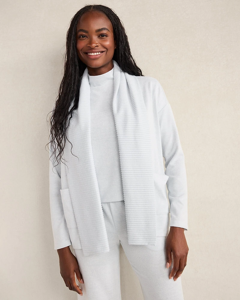 Cozy Knit Open Front Cardigan