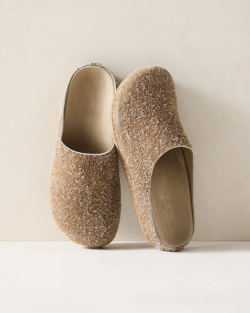 Brushed Suede Clogs