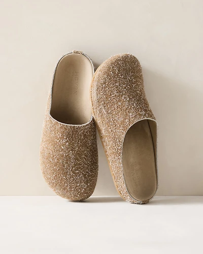 Brushed Suede Clogs