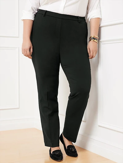 Refined Ponte Straight Leg Pants