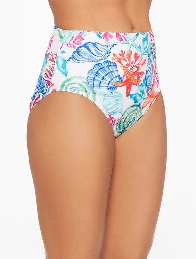 Miraclesuit® Swim Brief - Coral & Shells