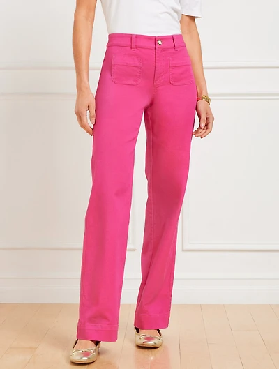 Patch Pocket Classic Jean Trousers