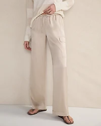 Washable Silk Cargo Pants