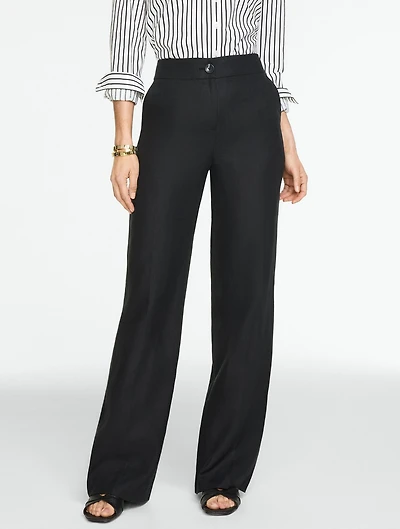 Linen Wide Leg Pants