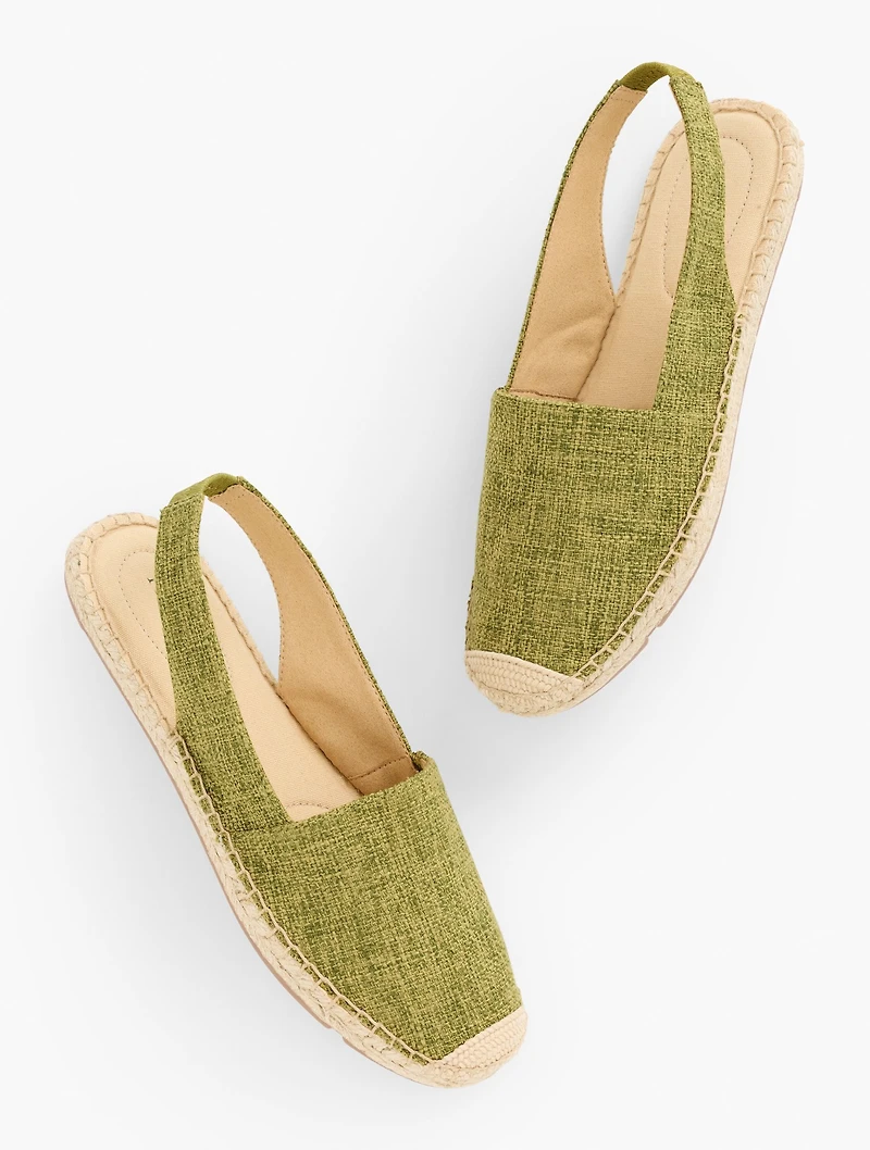 Izzy Slingback Espadrille Flats