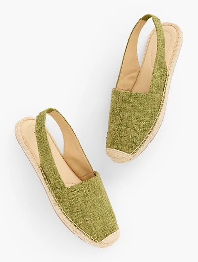 Izzy Slingback Espadrille Flats