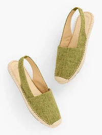 Izzy Slingback Espadrille Flats