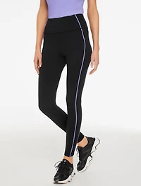 Performance Compression Leggings - Contrast Piping