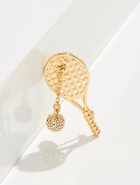 Tennis Match Brooch
