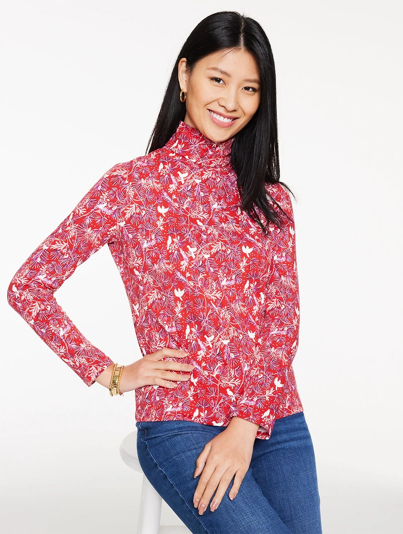 Classic Turtleneck - Birds on Branches