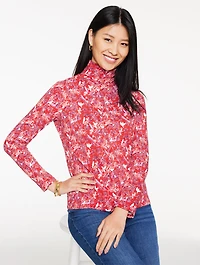 Classic Turtleneck - Birds on Branches