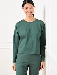 Buttery Soft Easy Knit Crewneck Tee