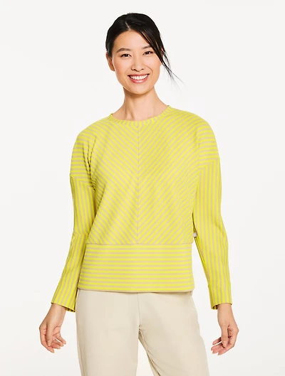 Crewneck Pullover - Resolution Stripe