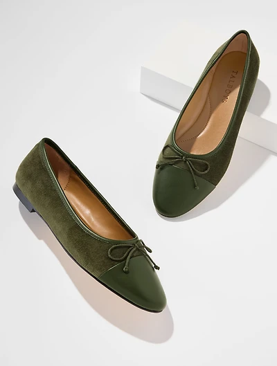 Ansly Ballet Flats - Corduroy