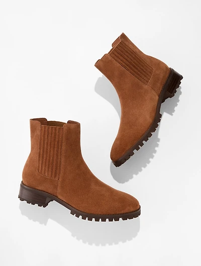 Tish Suede Ankle Boots