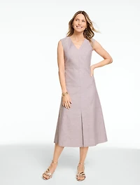 Linen Sleeveless Dress