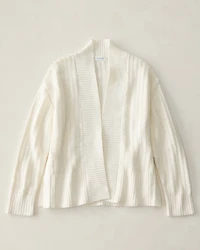 Organic Cotton Open Stitch Cardigan