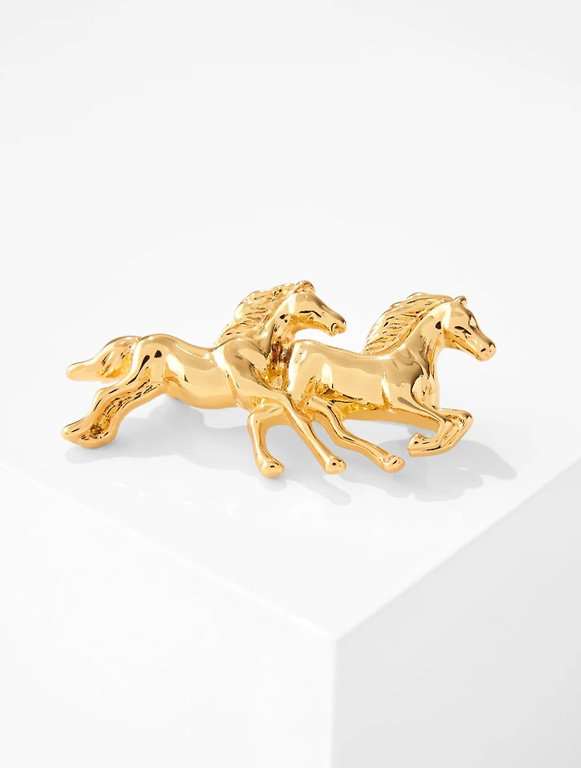 Wild Horses Brooch