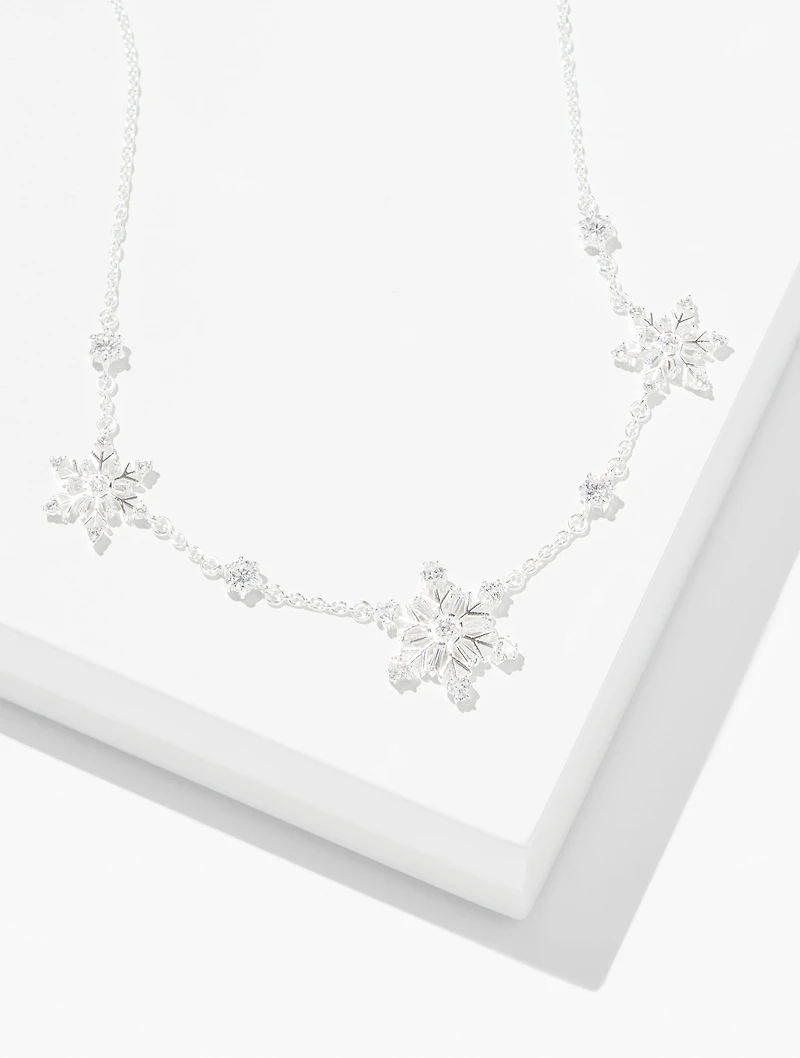 Sterling Silver Flurry Necklace