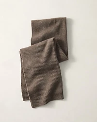 Cashmere Shaker Stitch Scarf