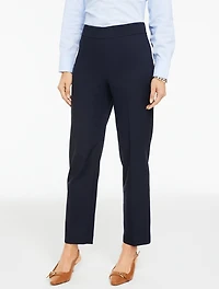 Straight Ankle Twill Pants