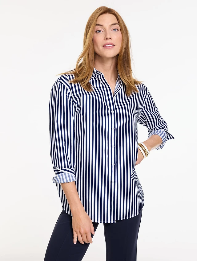 Everyday Relaxed Shirt - Dawn Stripe