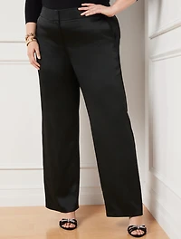 Satin Wide Leg Pants