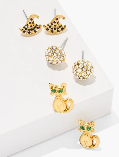 Halloween Charm Stud Earring Set