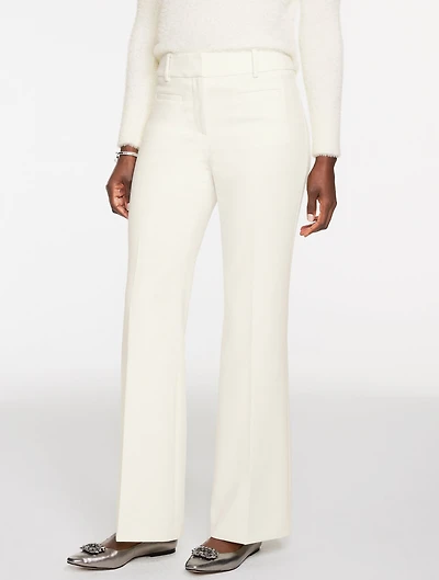 Flare Leg Tailored Stretch Pants