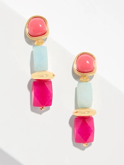 Delightful Beaded Drop Earrings