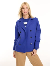 Twill Peacoat
