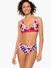 Aqua Club V-Neck Bikini Top - Nautical Vibes