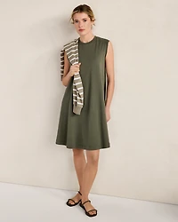 Organic Cotton Interlock Trapeze Dress