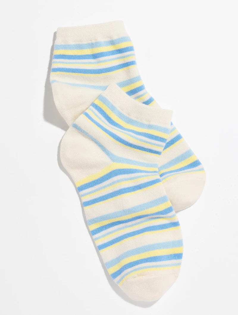 Joleen Stripe Crew Socks
