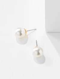 Classic Pearl Stud Earrings