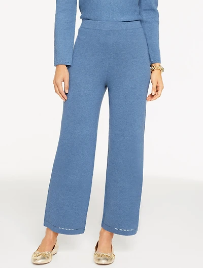 Straight Leg Sweater Studio Pants
