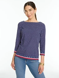 Bateau Neck Tee