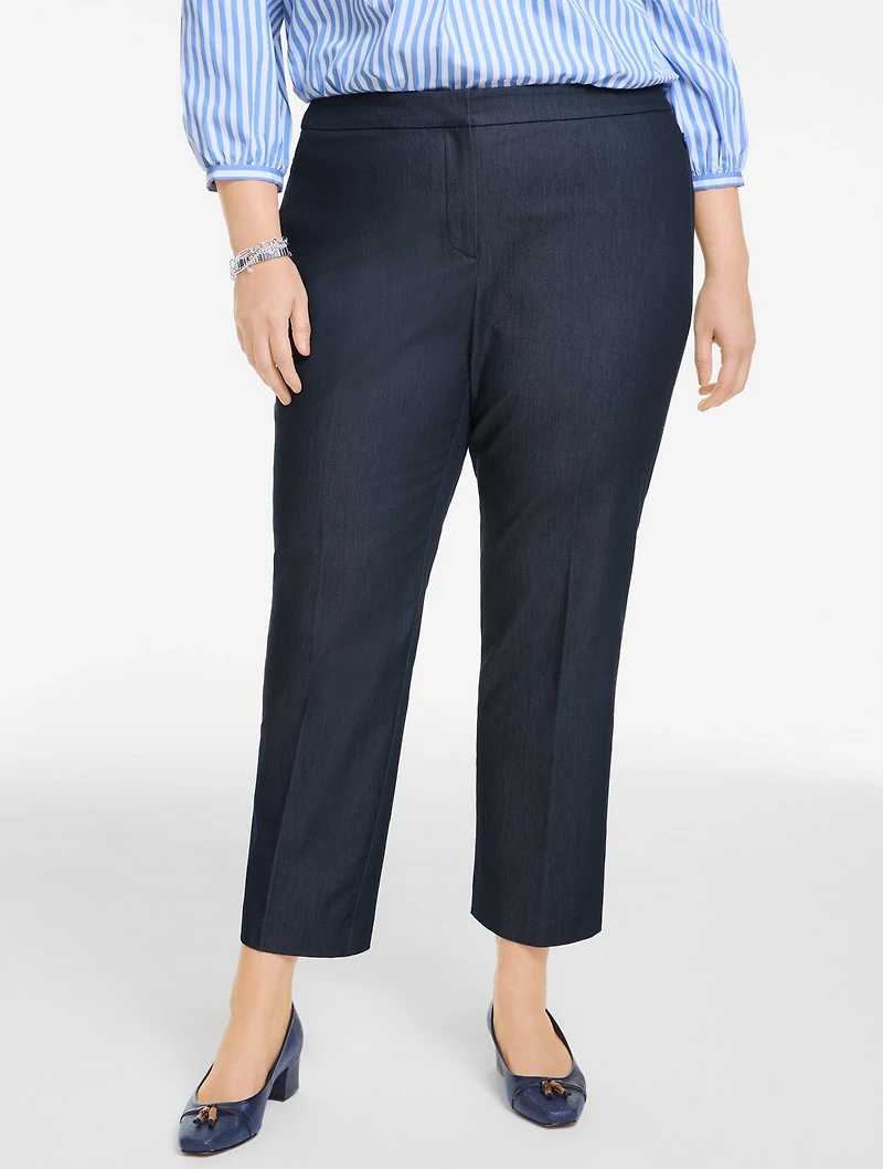 Straight Ankle Pants - Refined Denim