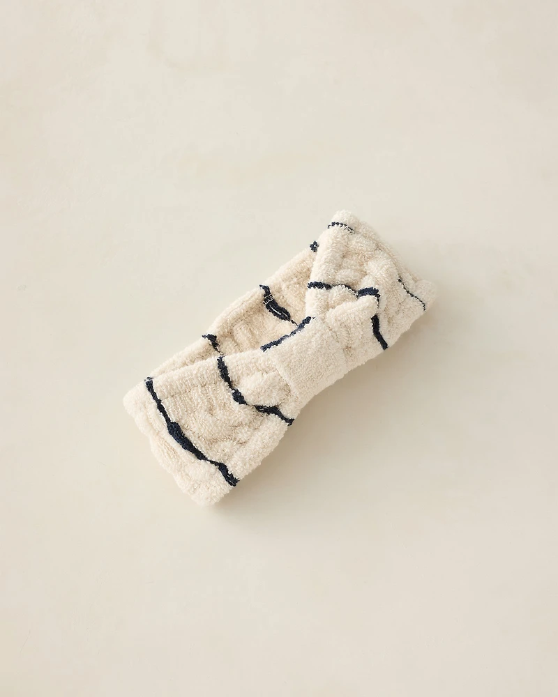 Plush Terry Striped Headband