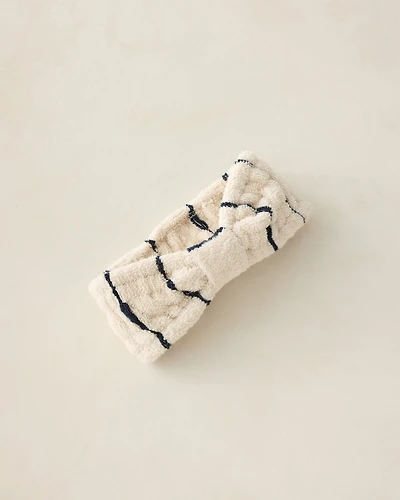 Plush Terry Striped Headband