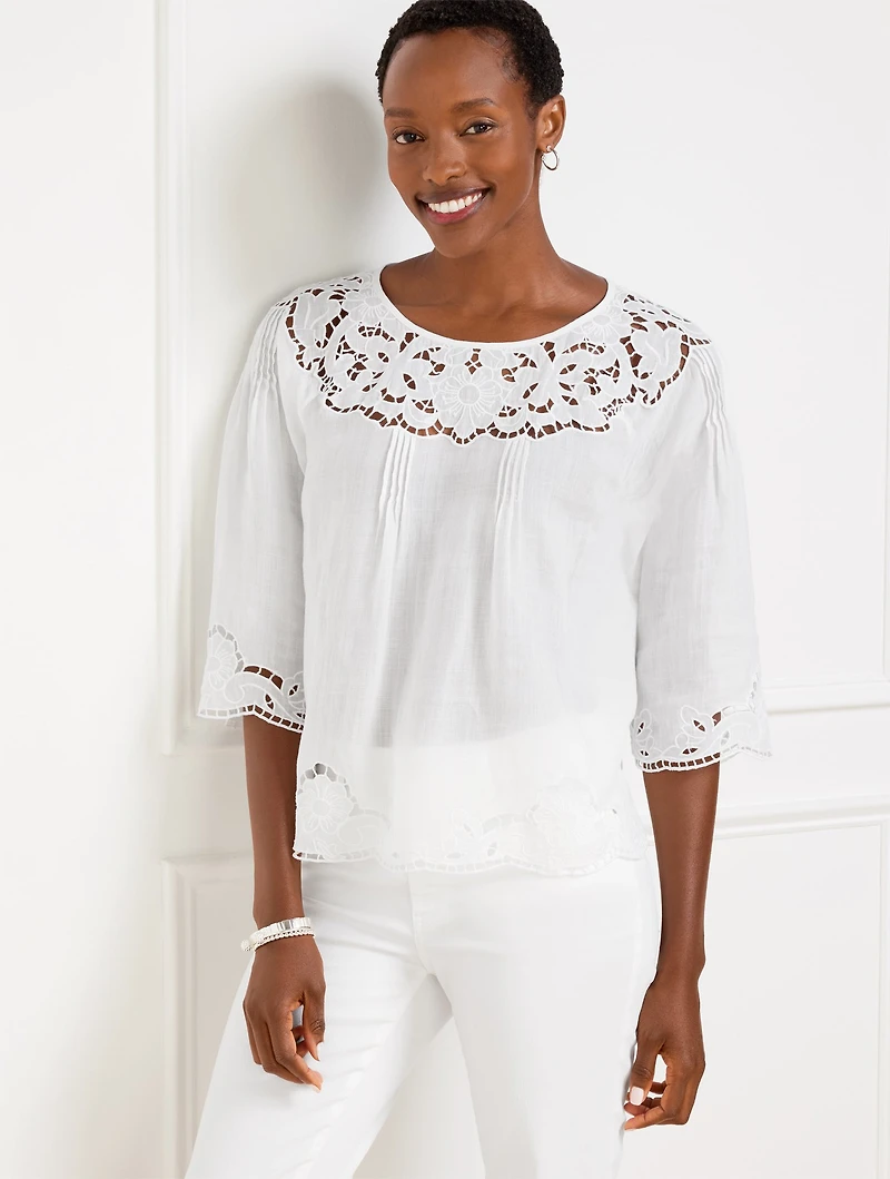 Embroidered Top