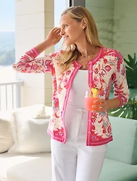 Charming Cardigan - Paradise Garden