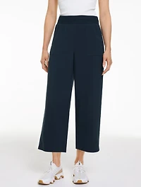 Lightweight Woven Stretch Wide Ankle Pants