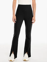 Tech Stretch Split Flare Leg Pants