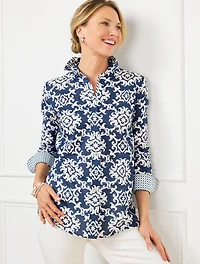 Modern Classic Shirt - Curly Medallion