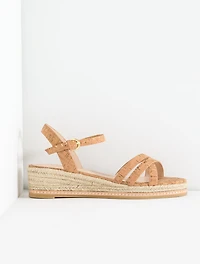 Pamela Cork Wedge Sandals