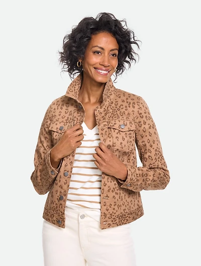 Classic Jean Jacket - Modern Leopard