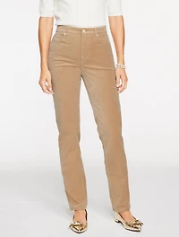 Straight Leg Corduroy Pants