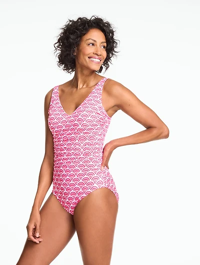 Miraclesuit® Blockbuster One-Piece Swimsuit - Fanning Daisy